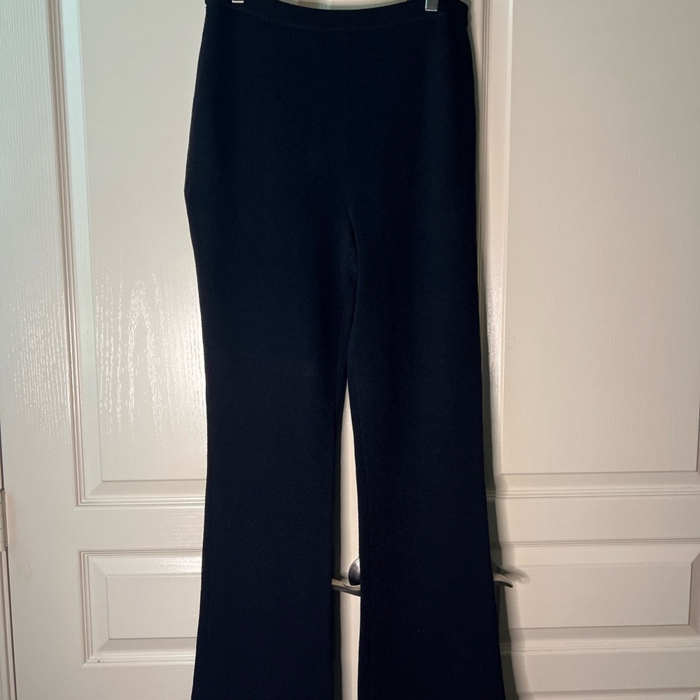 St. John Classic Black Flare Pants